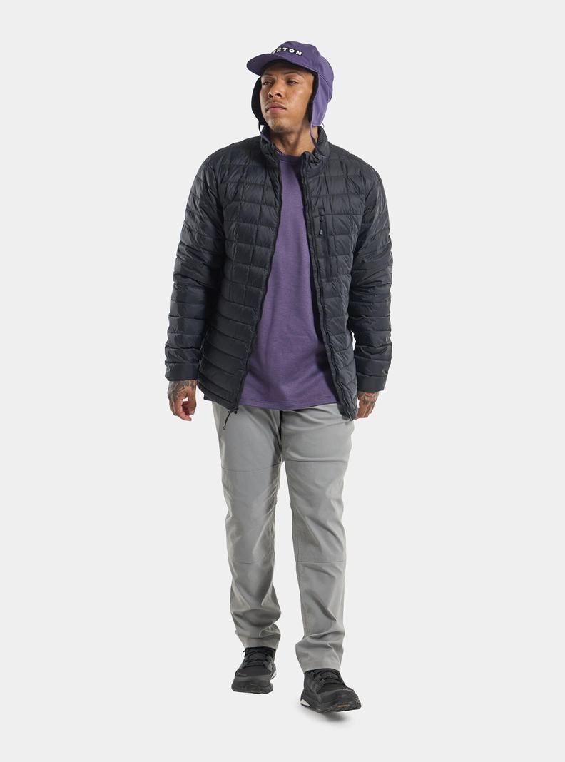 Veste Snowboard Burton Mid-Heat Down Homme Noir | 365279-BCV