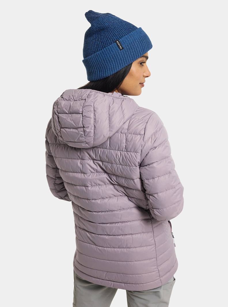 Veste Snowboard Burton Mid-Heat Encapuchonné Down Insulated Femme Lavande | 396217-FGI
