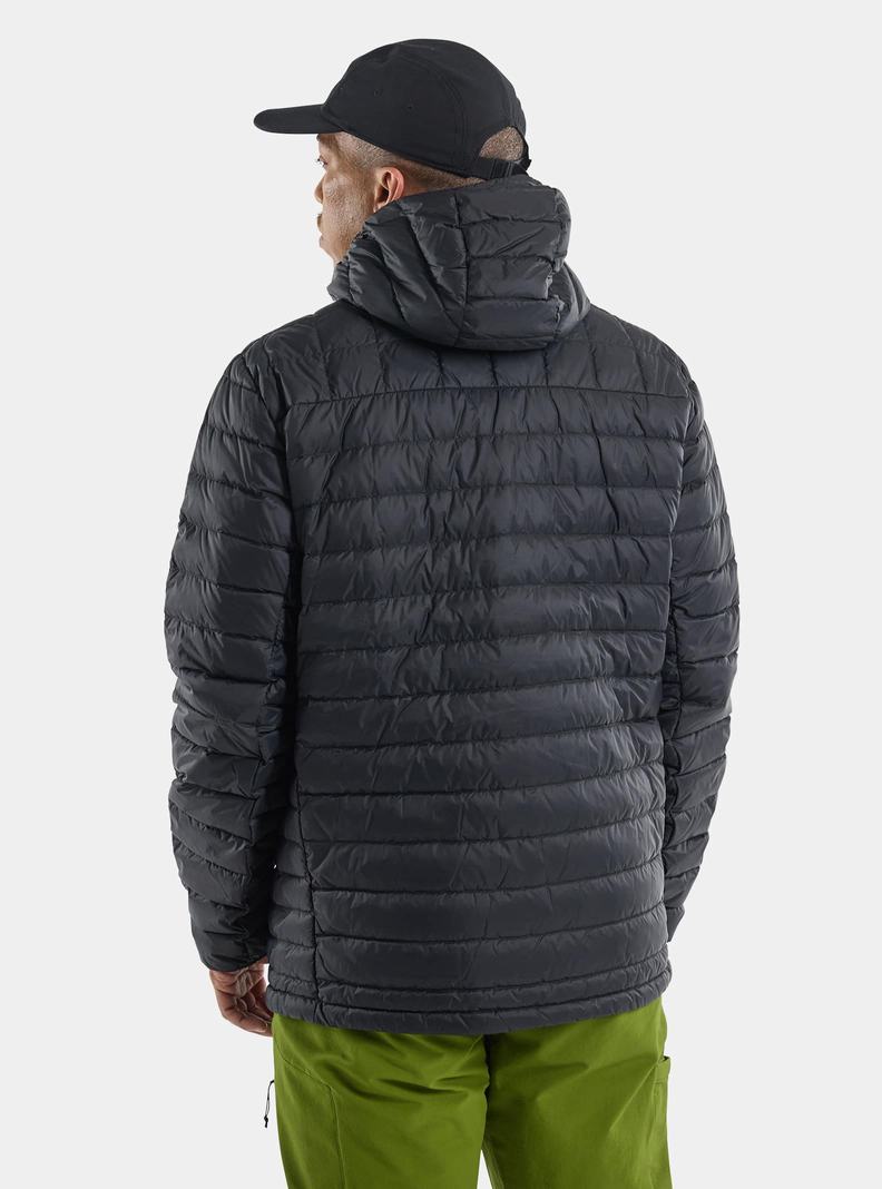 Veste Snowboard Burton Mid-Heat Encapuchonné Down Insulated Homme Noir | 502834-VEA