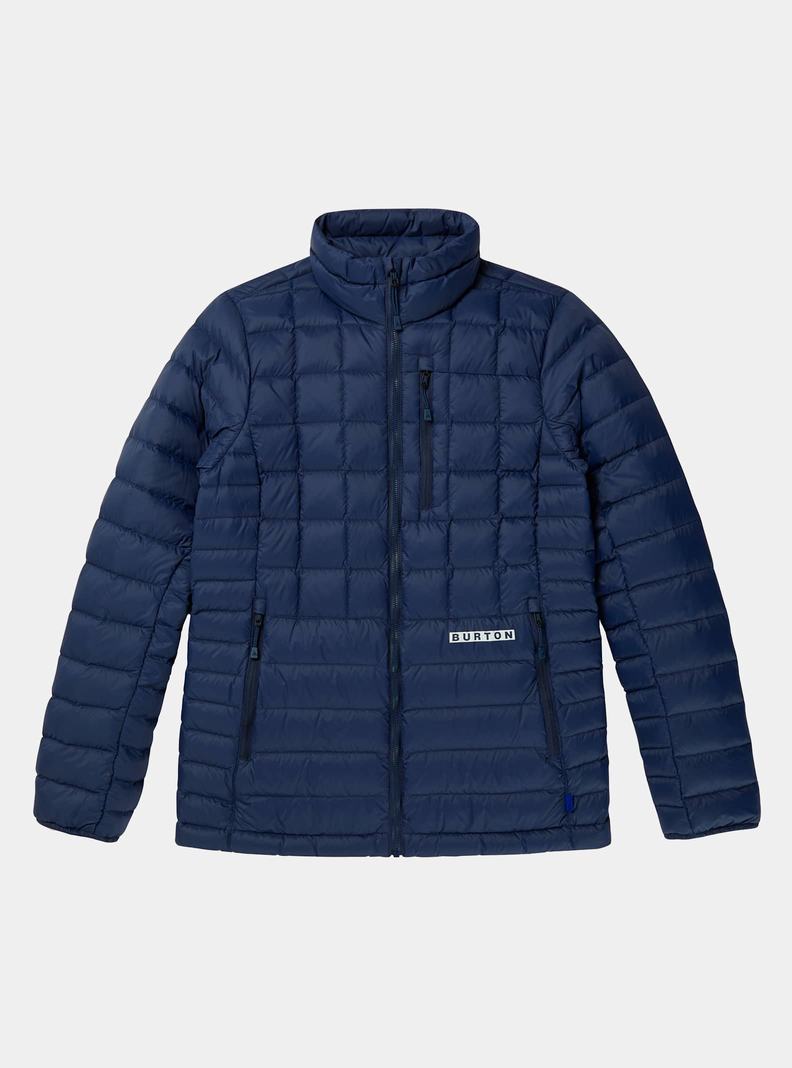 Veste Snowboard Burton Mid-Heat Insulated Down Femme Bleu | 546012-BEV