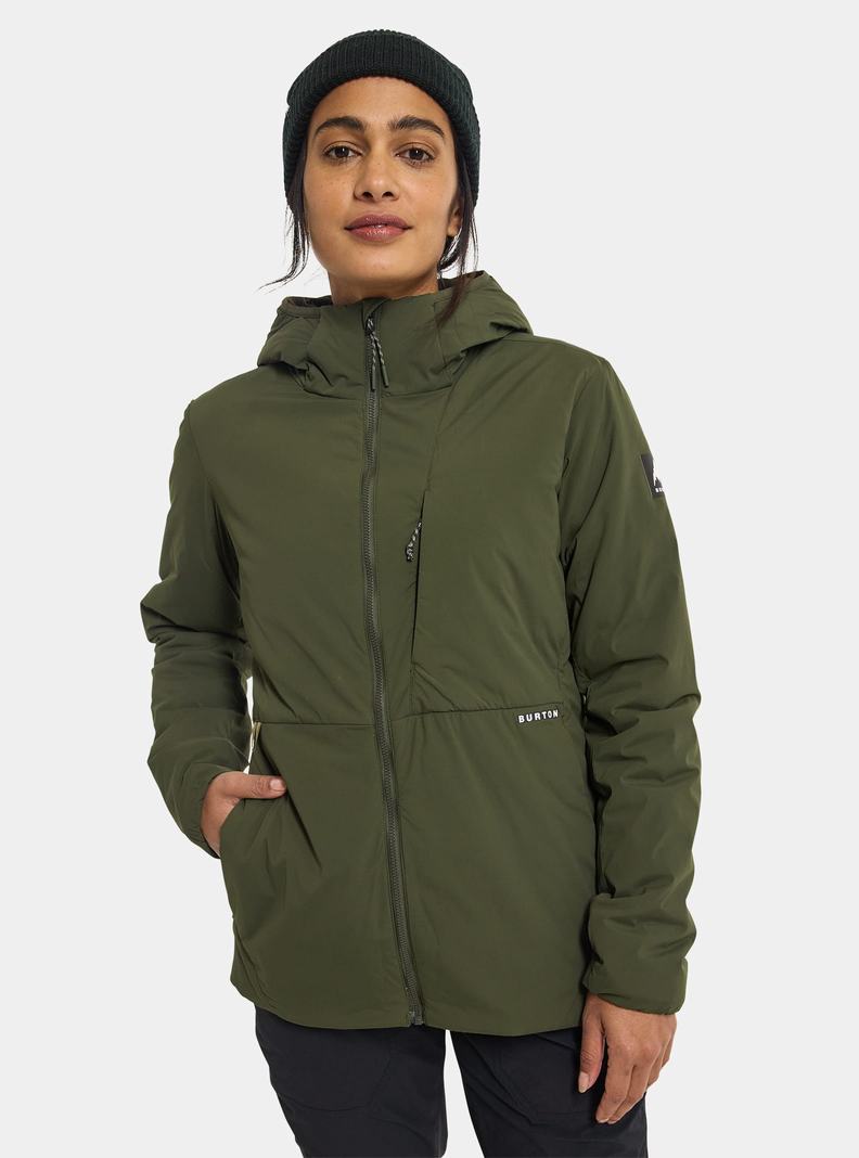 Veste Snowboard Burton Multipath Encapuchonné Insulated Femme Noir | 357062-JGD
