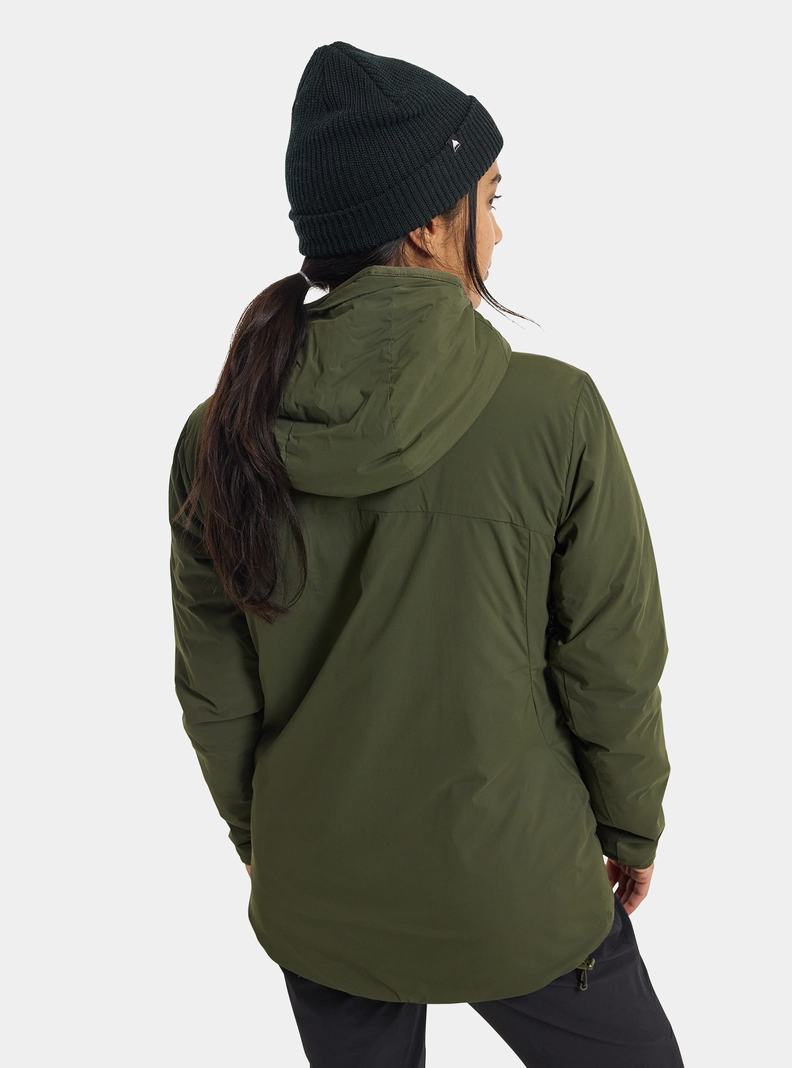 Veste Snowboard Burton Multipath Encapuchonné Insulated Femme Noir | 357062-JGD