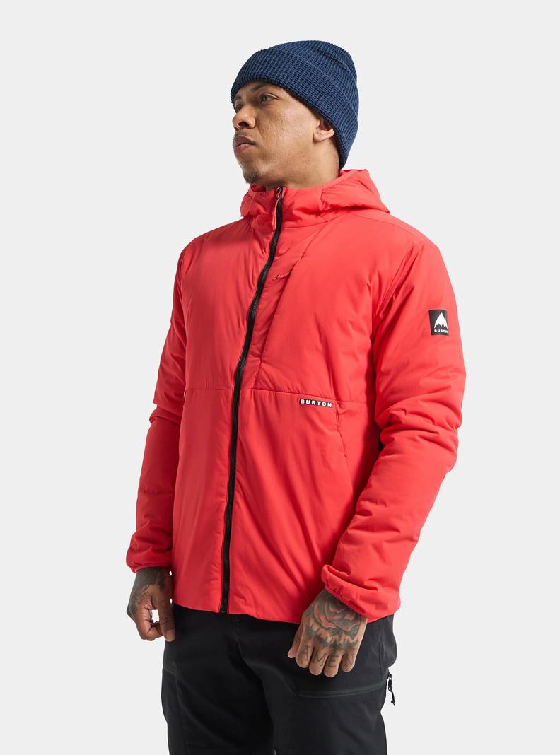 Veste Snowboard Burton Multipath Encapuchonné Insulated Homme Rose | 395760-UJK