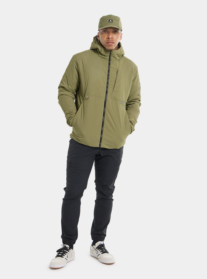 Veste Snowboard Burton Multipath Encapuchonné Insulated Homme Vert Olive | 569032-HFD
