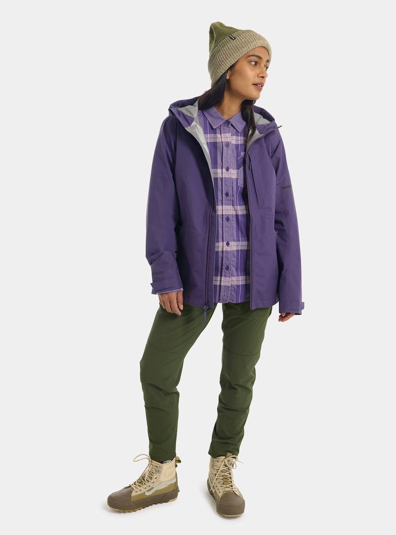 Veste Snowboard Burton Multipath GORE-TEX 2L Femme Violette | 320461-MRD