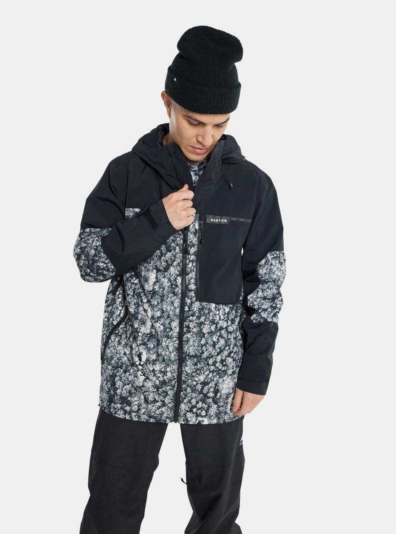 Veste Snowboard Burton Peasy 2L Homme Noir Vert Foncé | 823417-OEY