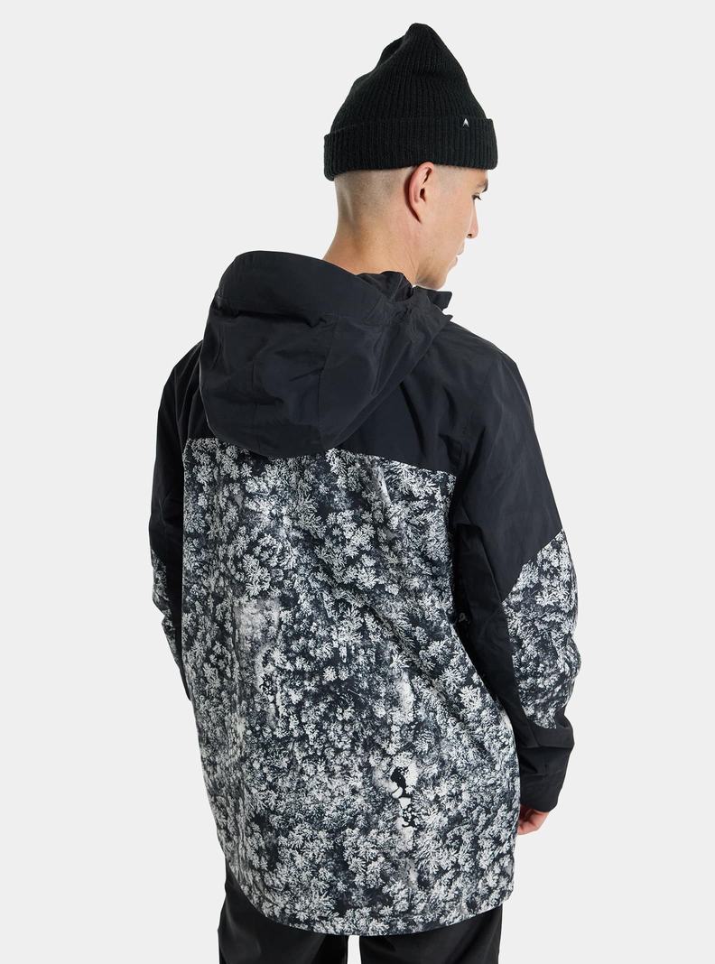 Veste Snowboard Burton Peasy 2L Homme Noir Vert Foncé | 823417-OEY