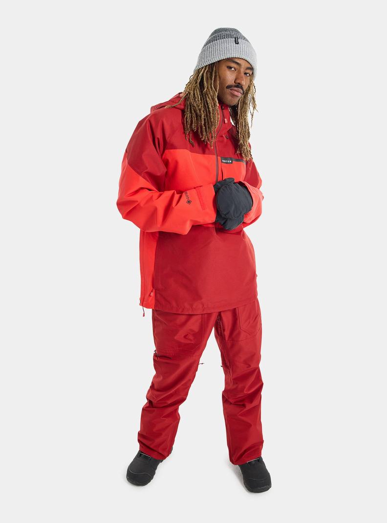 Veste Snowboard Burton Pillowline GORE-TEX 2L Anorak Homme Rose Orange Rose | 205473-GWK