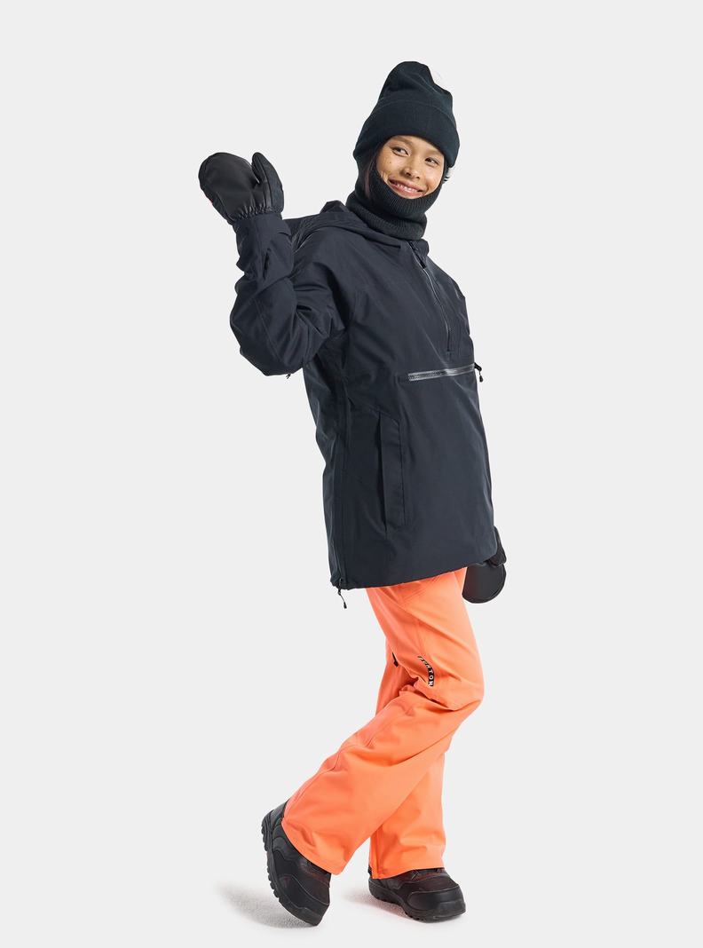 Veste Snowboard Burton Pillowline GORE-TEX 2L Anorak Femme Noir | 246713-OUK