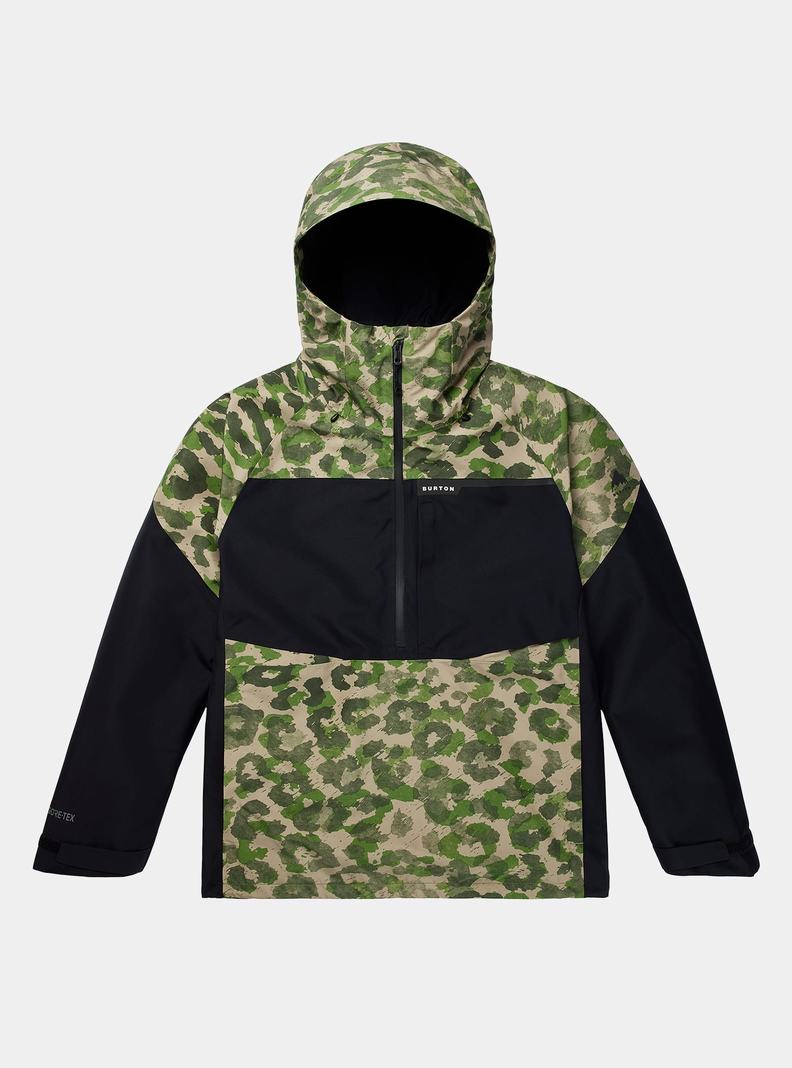 Veste Snowboard Burton Pillowline GORE-TEX 2L Anorak Homme Camouflage Noir | 289054-NOL