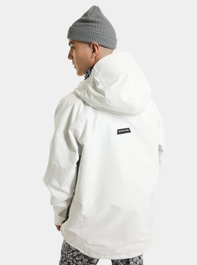 Veste Snowboard Burton Pillowline GORE-TEX 2L Anorak Homme Blanche | 689203-VKP