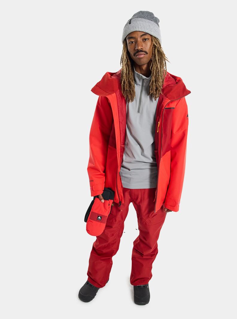 Veste Snowboard Burton Pillowline GORE‑TEX 2L Homme Rose Orange Rose | 501869-GSB