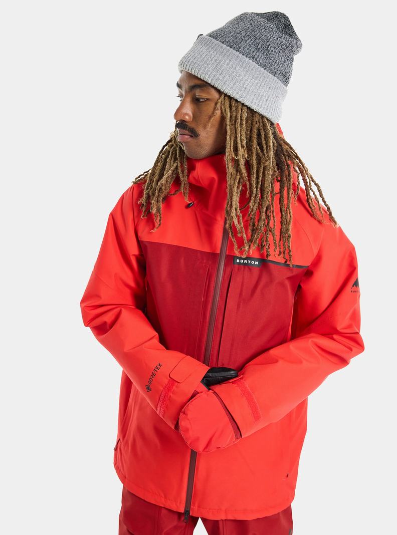 Veste Snowboard Burton Pillowline GORE‑TEX 2L Homme Rose Orange Rose | 501869-GSB