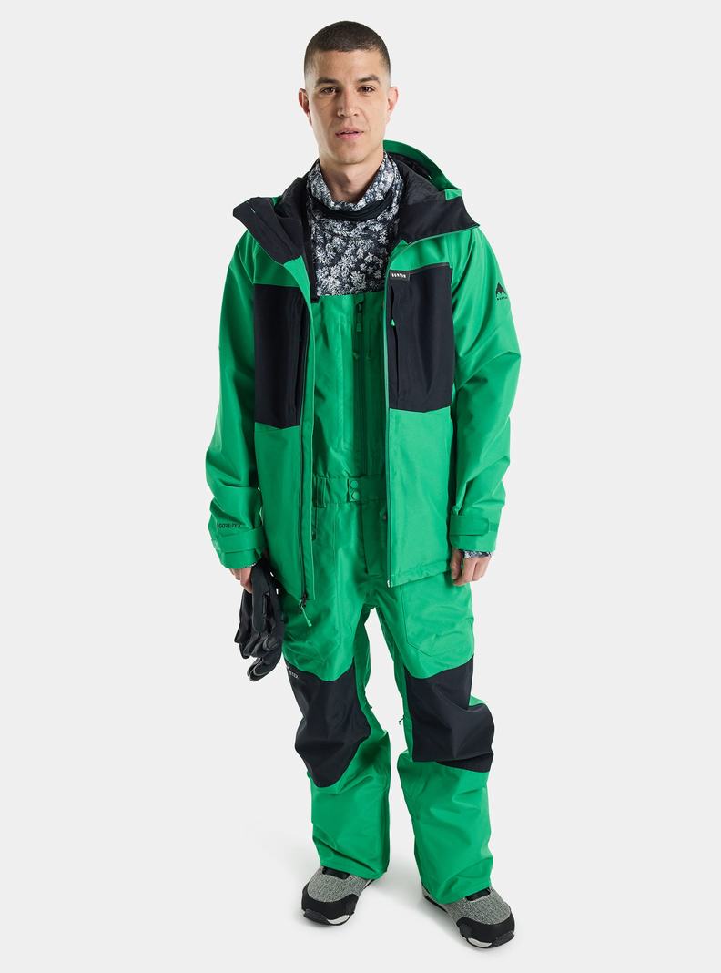 Veste Snowboard Burton Pillowline GORE‑TEX 2L Homme Vert Noir | 614358-ICE
