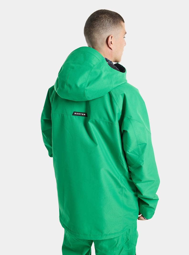 Veste Snowboard Burton Pillowline GORE‑TEX 2L Homme Vert Noir | 614358-ICE