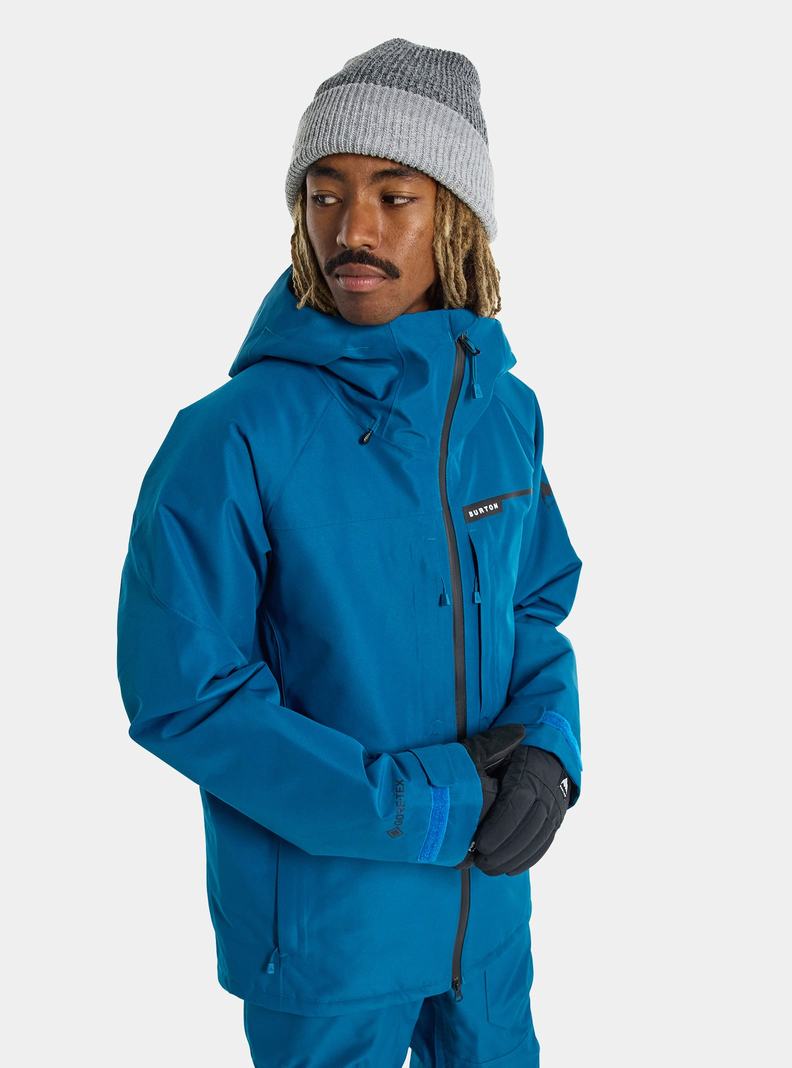 Veste Snowboard Burton Pillowline GORE‑TEX 2L Homme Bleu | 815374-PCN