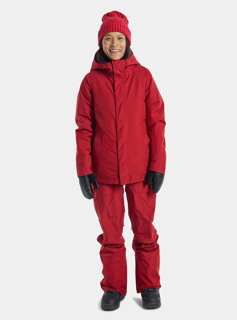 Veste Snowboard Burton Powline GORE‑TEX 2L Insulated Femme Rouge | 308179-UGL