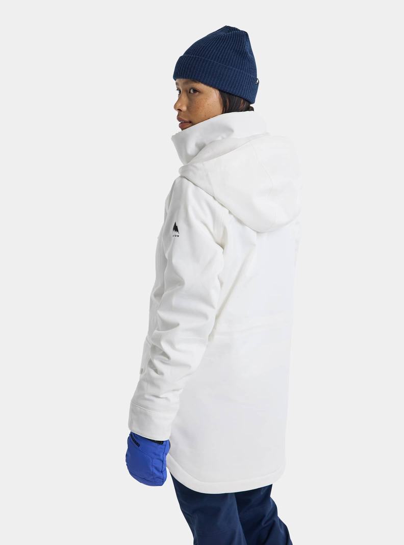 Veste Snowboard Burton Prowess Femme Blanche | 162073-SOE