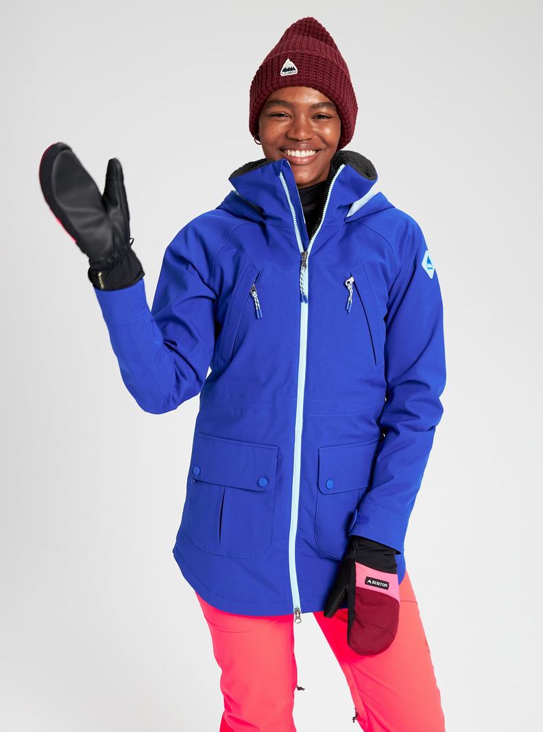Veste Snowboard Burton Prowess Femme Bleu | 491632-PMB
