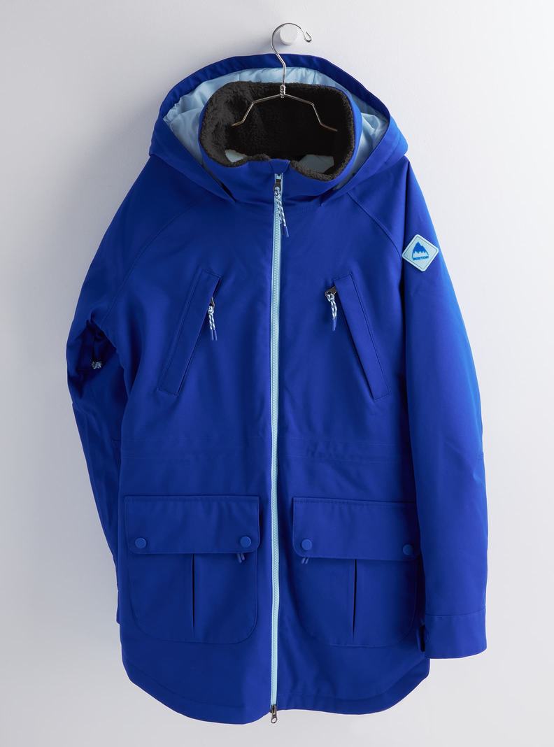 Veste Snowboard Burton Prowess Femme Bleu | 491632-PMB