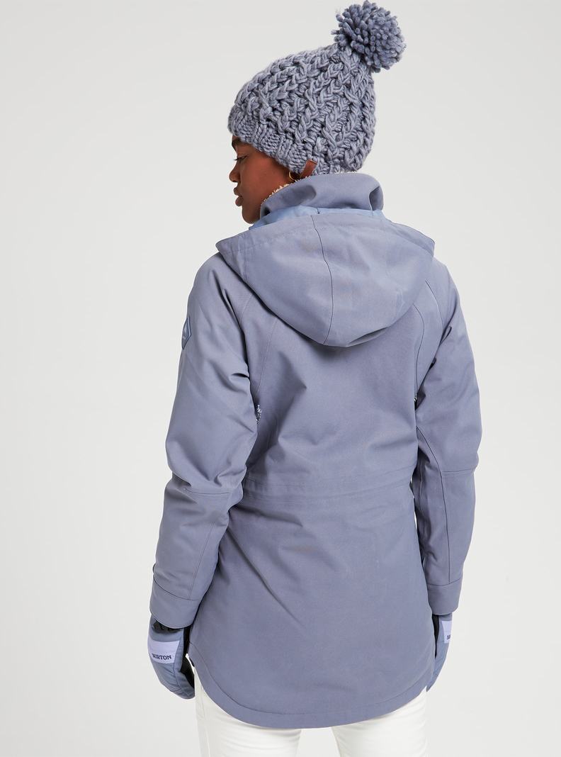 Veste Snowboard Burton Prowess Femme Grise | 380296-CXL