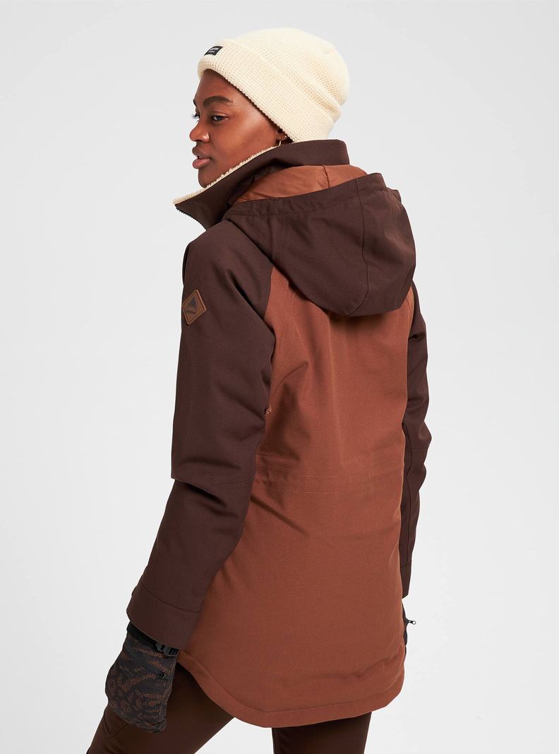 Veste Snowboard Burton Prowess Femme Marron | 401782-RYS