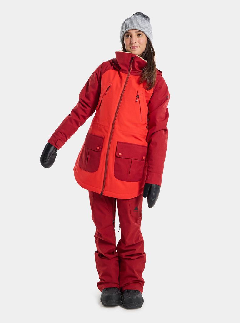 Veste Snowboard Burton Prowess Femme Rose Orange Rose | 527391-CFV