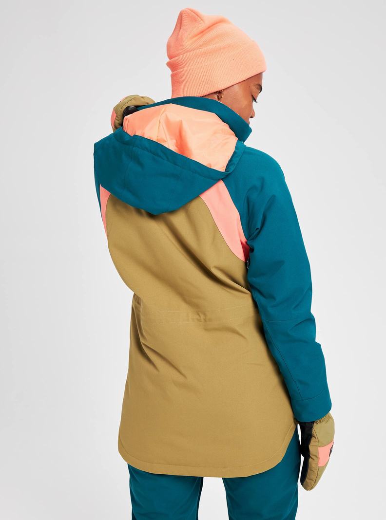 Veste Snowboard Burton Prowess Femme Vert Olive Bleu | 035647-SRP
