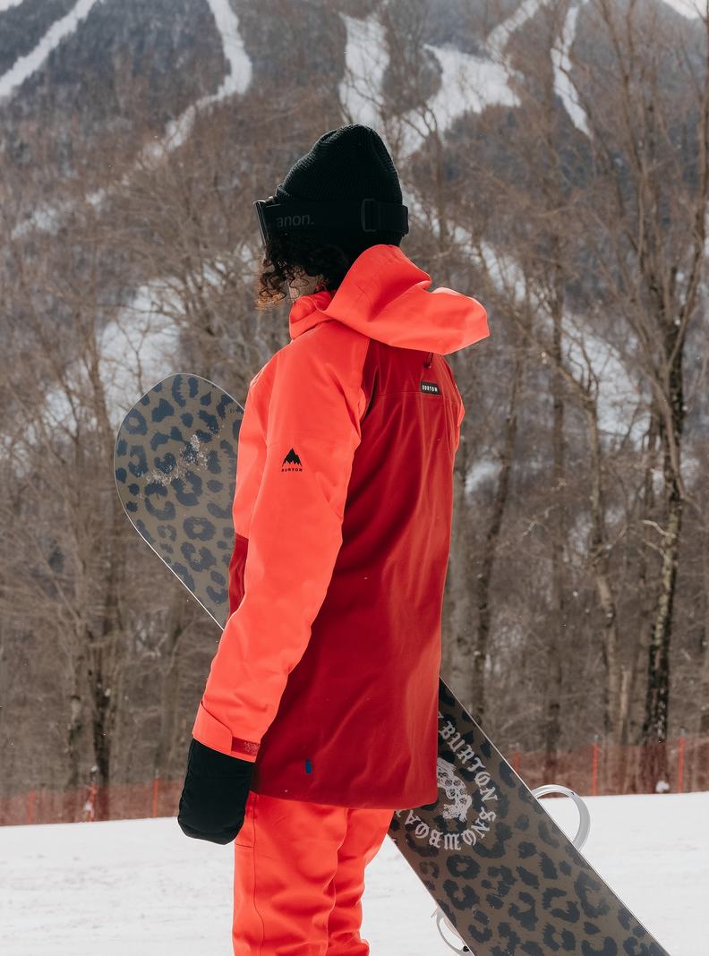 Veste Snowboard Burton Pyne 2L Femme Orange Rose Rose | 905134-MLR