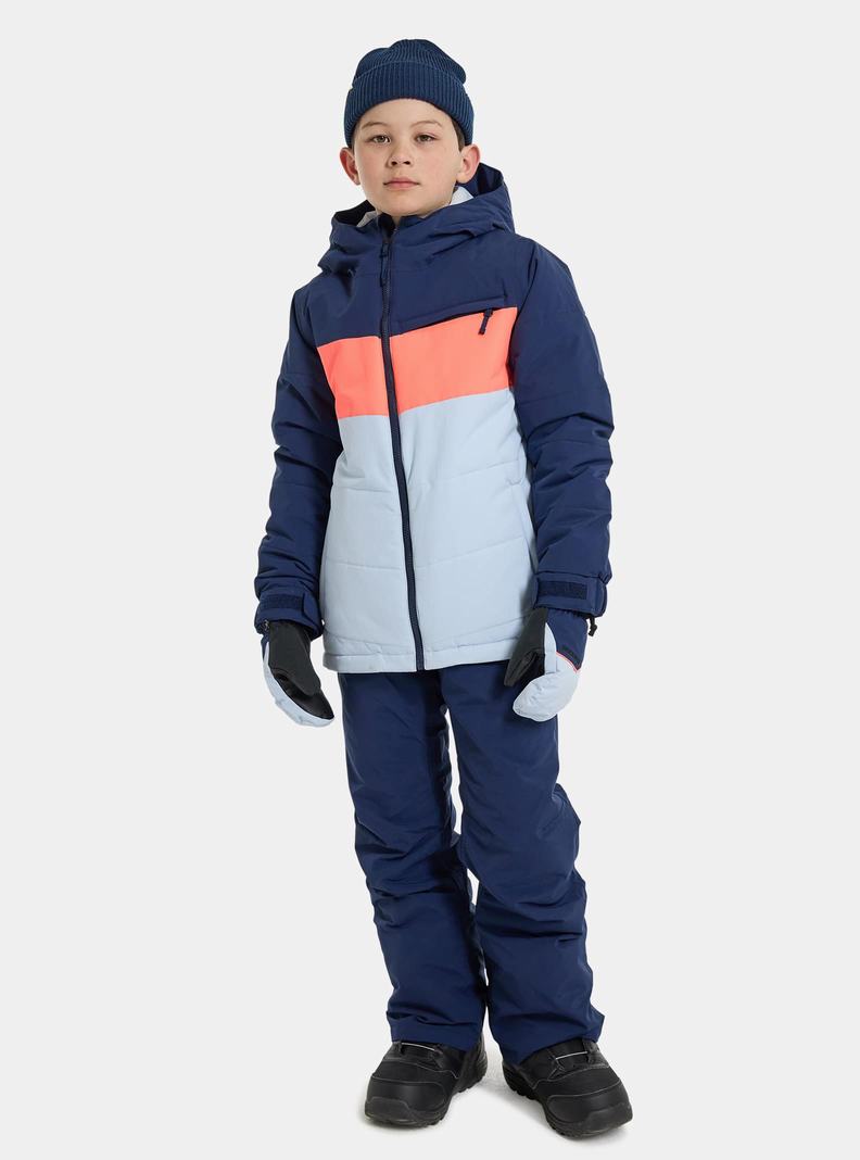 Veste Snowboard Burton Ropedrop Enfant Bleu Orange | 017435-ZVT