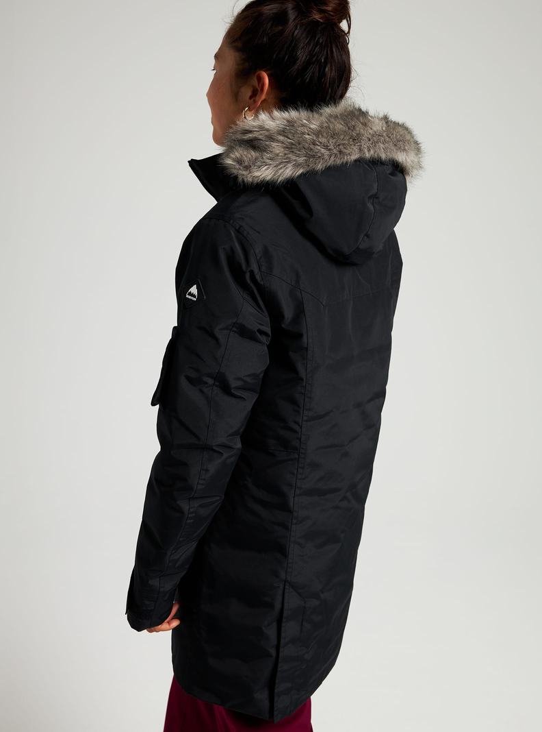 Veste Snowboard Burton Saxton Parka Femme Noir | 864230-YZP