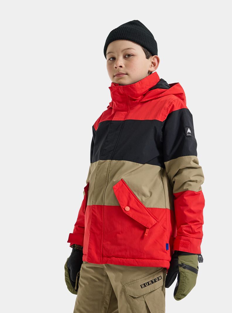 Veste Snowboard Burton Symbol Enfant Rose Noir | 310892-DXM