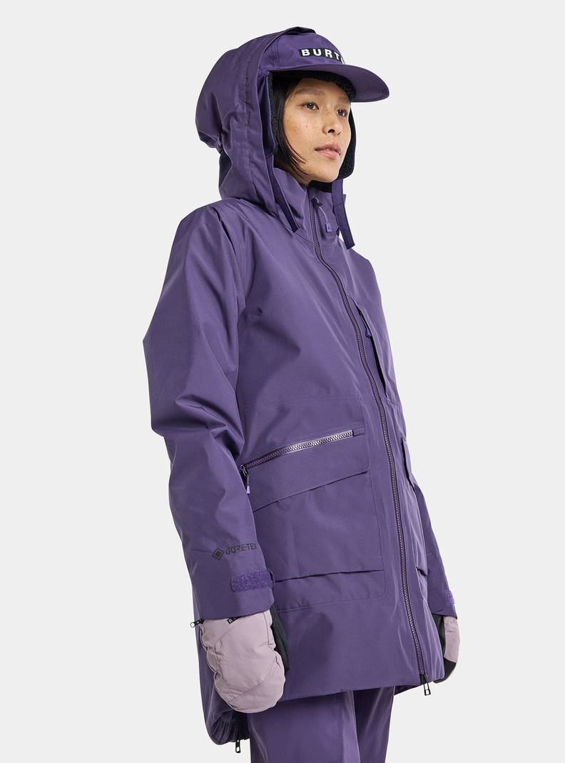 Veste Snowboard Burton Treeline GORE-TEX 2L Femme Violette | 859147-WGP