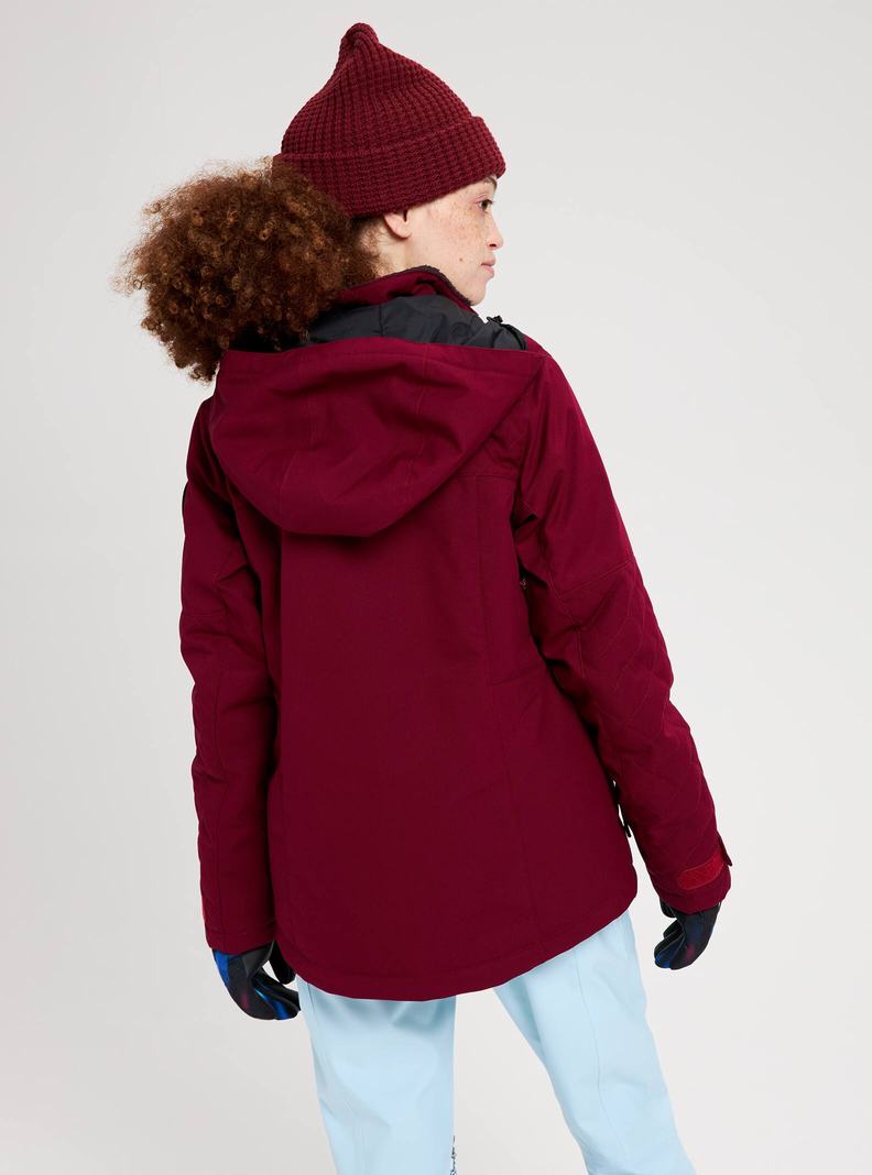 Veste Snowboard Burton Tulum Stretch Femme Bordeaux | 510764-MZL