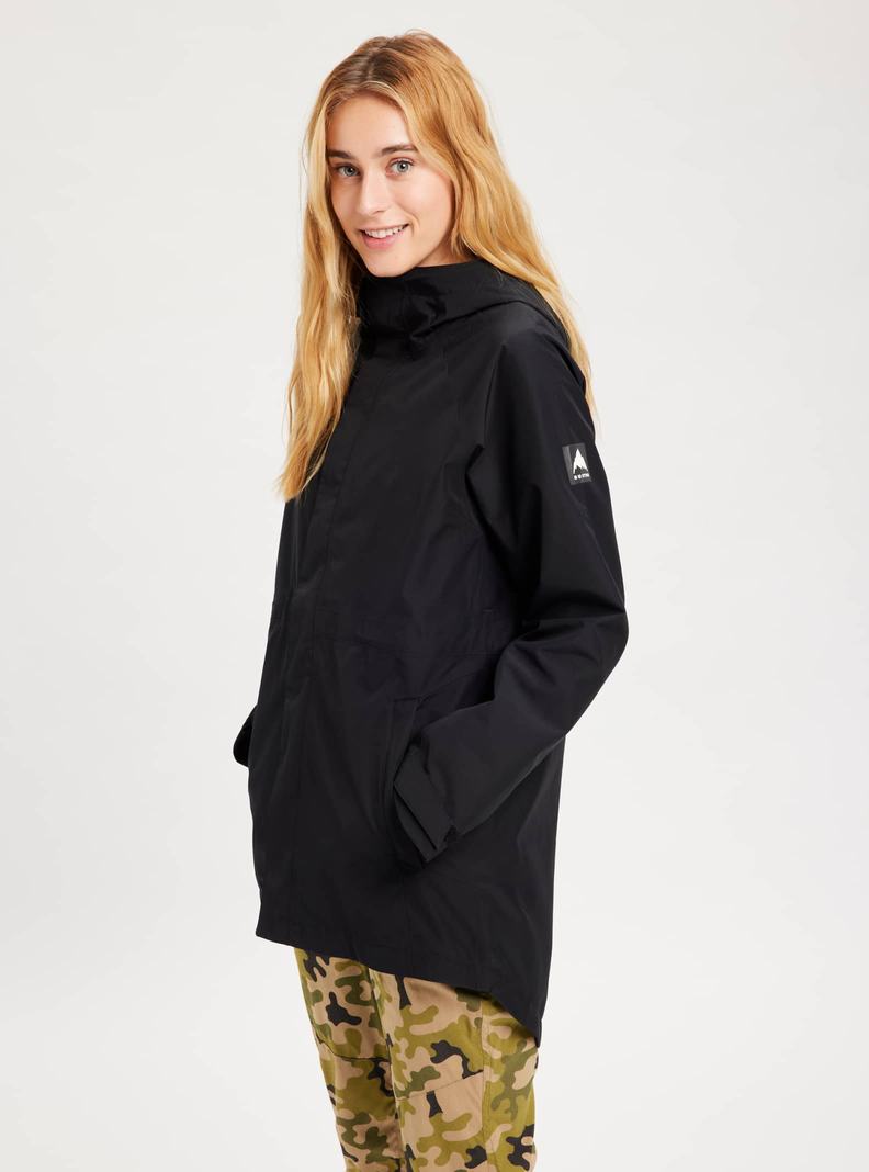 Veste Snowboard Burton Veridry 2L Rain Femme Noir | 153296-DKZ