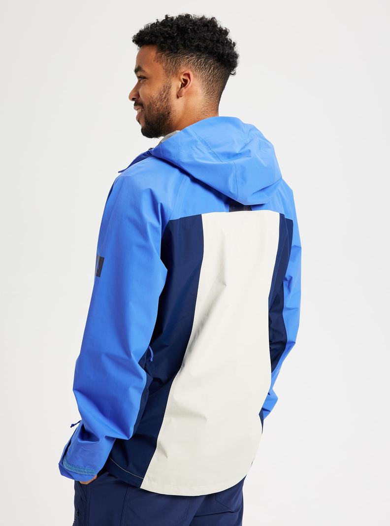 Veste Snowboard Burton Veridry GORE-TEX 2L Rain Homme Bleu Argent Vert | 089341-PQC