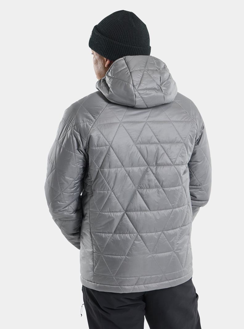 Veste Snowboard Burton Versatile Heat Encapuchonné Synthétique Insulated Homme Grise | 461037-OJU