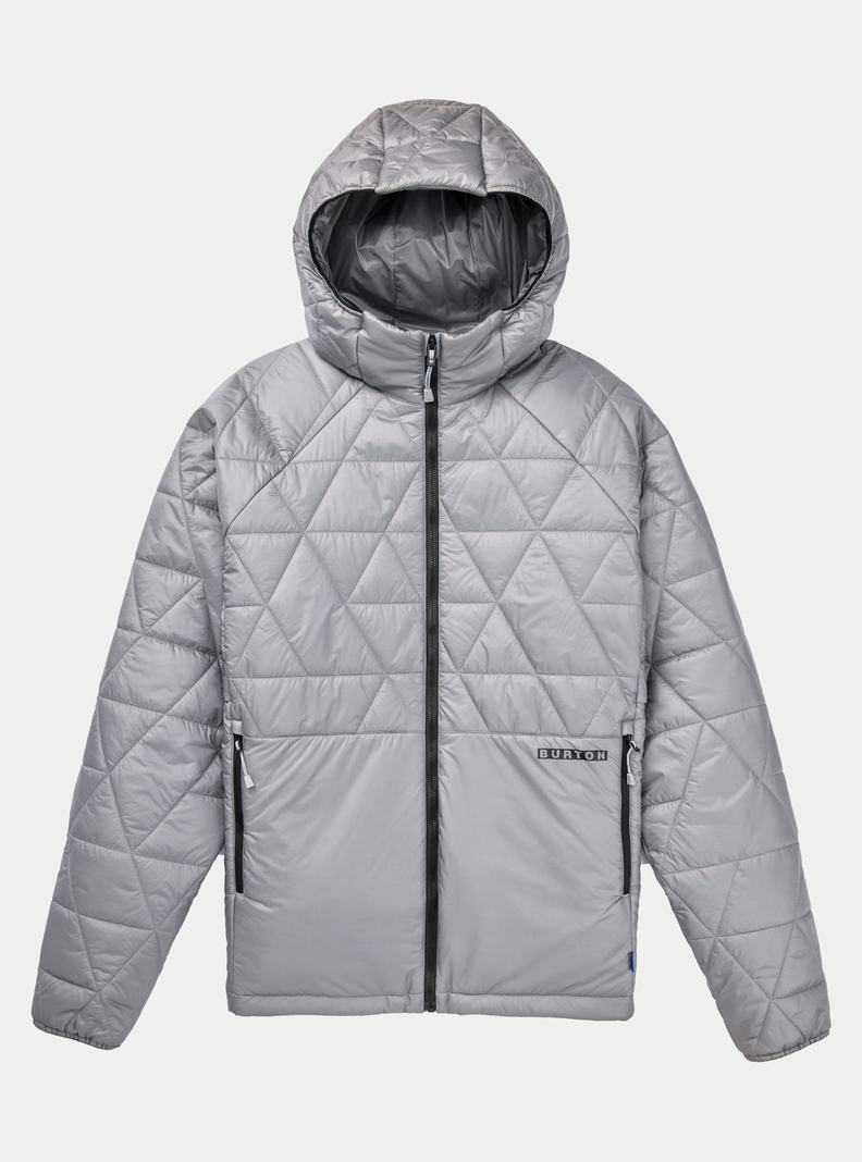 Veste Snowboard Burton Versatile Heat Encapuchonné Synthétique Insulated Homme Grise | 461037-OJU