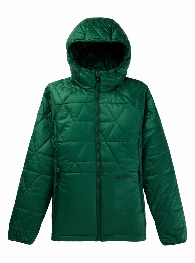 Veste Snowboard Burton Versatile Heat Encapuchonné Synthétique Insulated Femme Marron | 874095-XAD