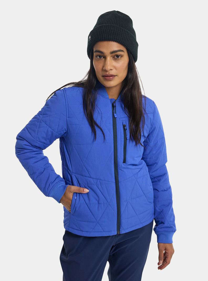 Veste Snowboard Burton Versatile Heat Femme Bleu | 187249-JGD