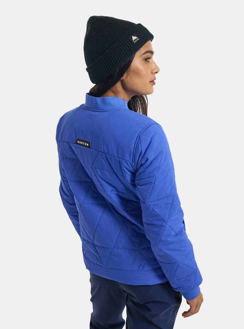 Veste Snowboard Burton Versatile Heat Femme Bleu | 187249-JGD