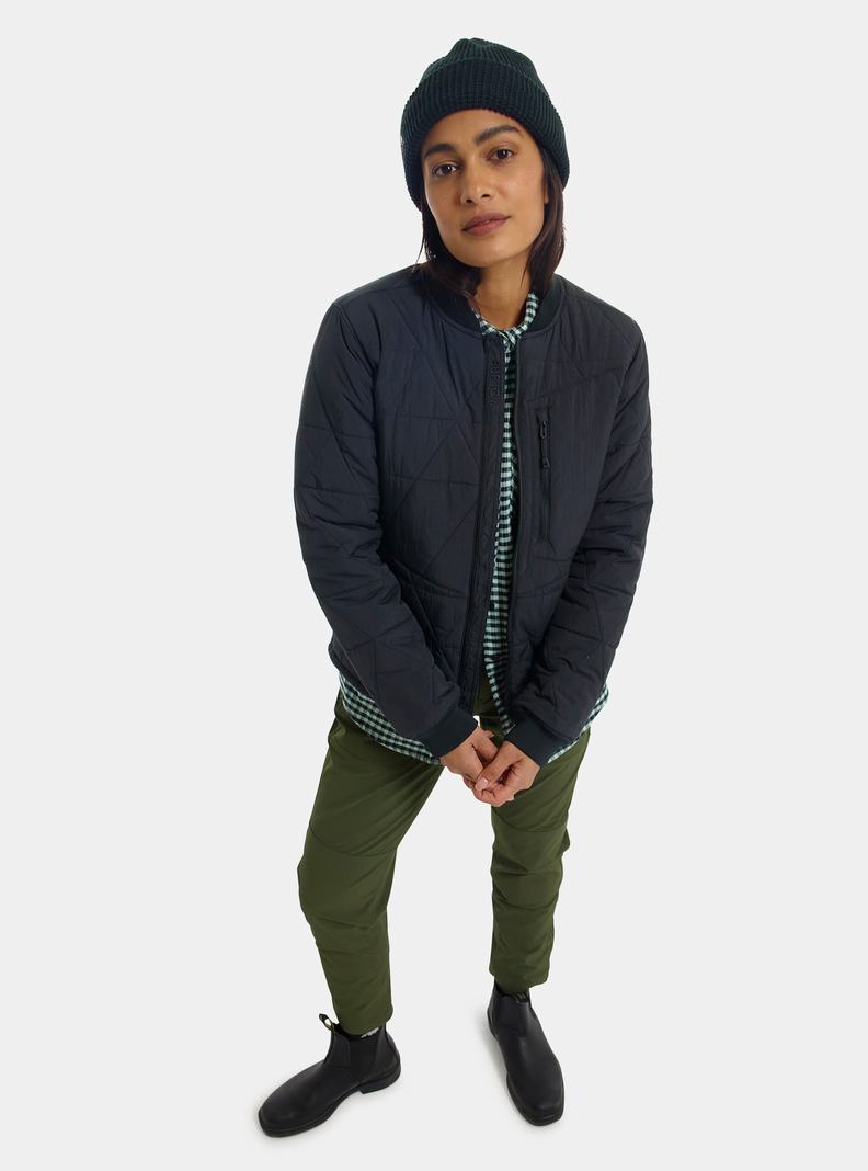 Veste Snowboard Burton Versatile Heat Femme Noir | 739841-KXL