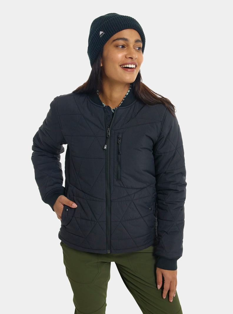 Veste Snowboard Burton Versatile Heat Femme Noir | 739841-KXL
