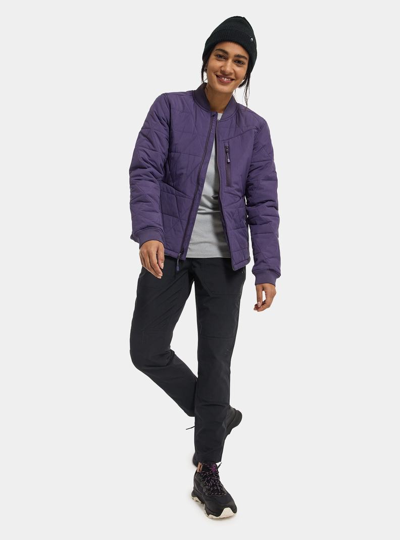 Veste Snowboard Burton Versatile Heat Femme Violette | 856219-QYG