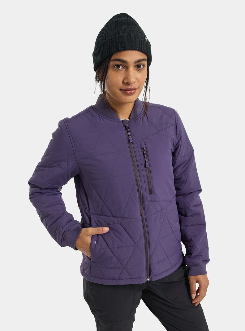 Veste Snowboard Burton Versatile Heat Femme Violette | 856219-QYG