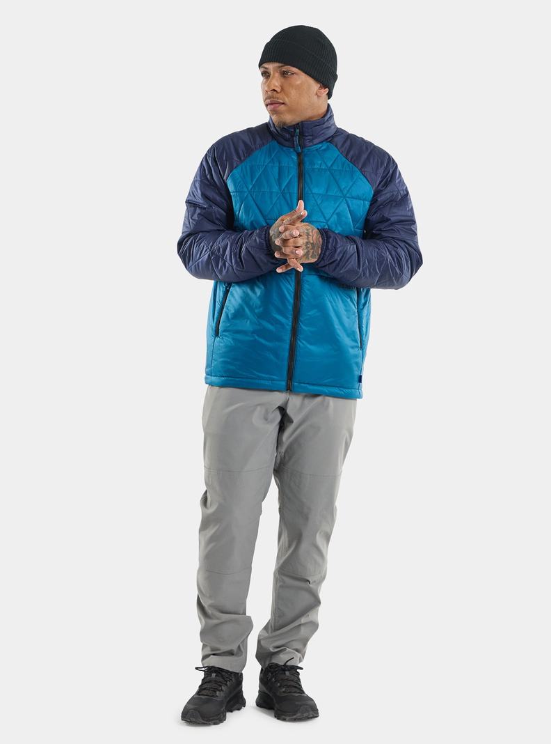 Veste Snowboard Burton Versatile Heat Synthétique Insulated Homme Bleu | 029546-YJV