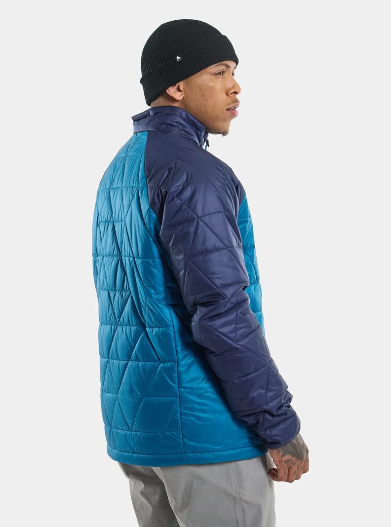 Veste Snowboard Burton Versatile Heat Synthétique Insulated Homme Bleu | 029546-YJV