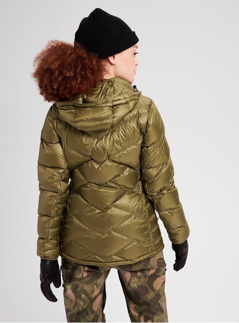 Veste Snowboard Burton [ak] Baker Down Femme Vert Olive | 147829-GFK