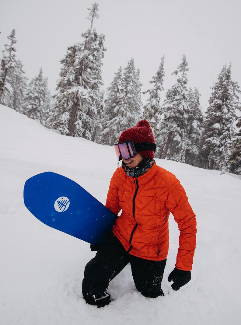 Veste Snowboard Burton [ak] Baker Down Femme Orange | 643170-MOK