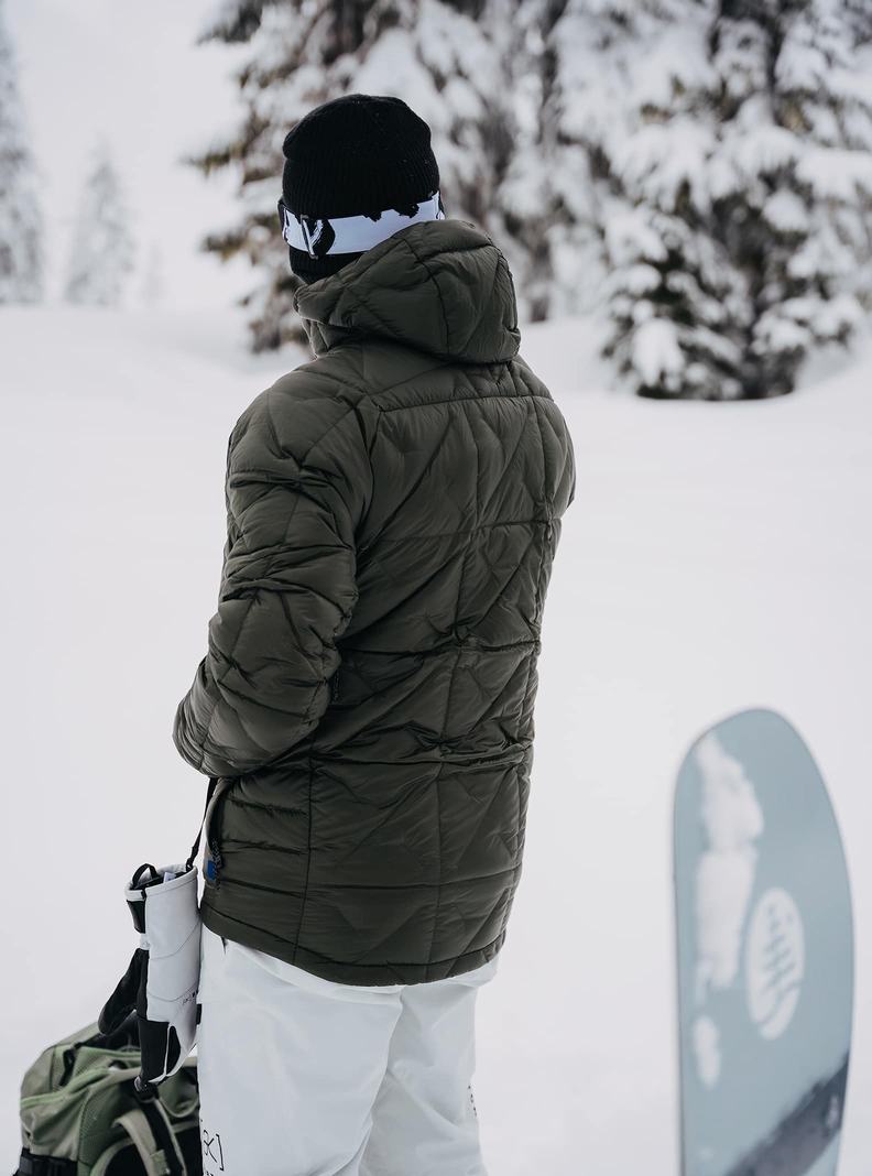 Veste Snowboard Burton [ak] Baker Encapuchonné Down Homme Vert Foncé | 758124-MWL
